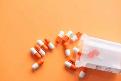 orange and white pills